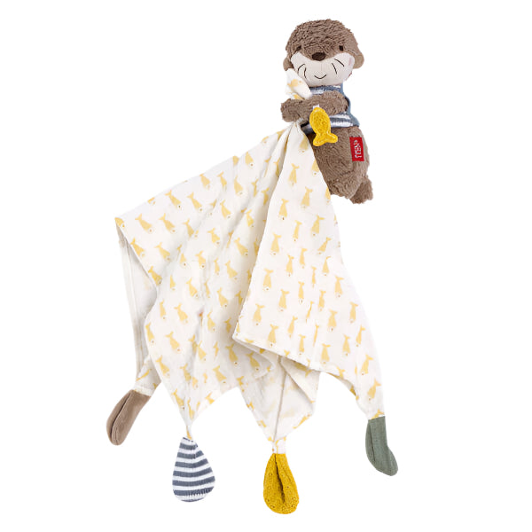 Fehn Muslin Otter Comforter Baby Soother Security Blanket