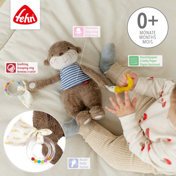 Fehn Activity Otter Children's Plush Toy.