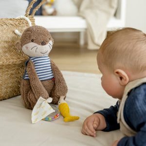 Fehn Activity Otter Children's Plush Toy.