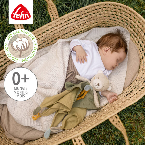 FehnNATUR Comforter Bear  Baby Soother Security Blanket