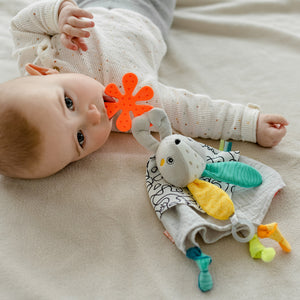 Fehn Activity Comforter Hare Deluxe Baby Soother Security Blanket