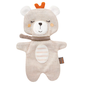 FehnNATUR Small Beige Crinkle Newborn Teddy Bear