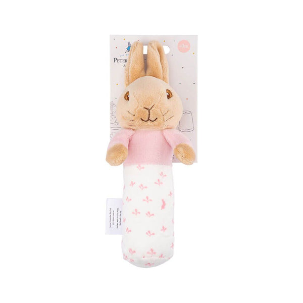 Flopsy Bunny Rabbit Baby Stick Rattle