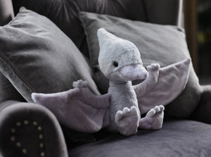 Wings Pterodactyl Cloudy Grey Dinosaur Plush Toy