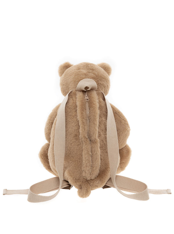 Charlie Bear Oatmeal Brown Teddy Bear Bag