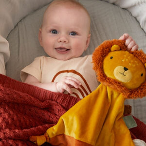 Edgar Lion Baby Comforter Soother Security Blanket