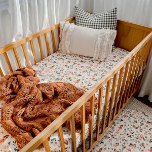 Fairy Garden Organic Cotton Fitted Cot Sheet