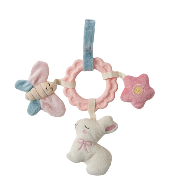 Flower Activity Teether Toy Newborn Baby Shower Gift Idea