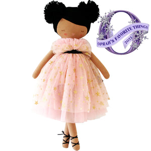 Halle Ballerina Doll Light ( Brown & Ebony ) 48cm Children's Doll
