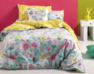 Wonderland Floral Heart Square Decorator cushion
