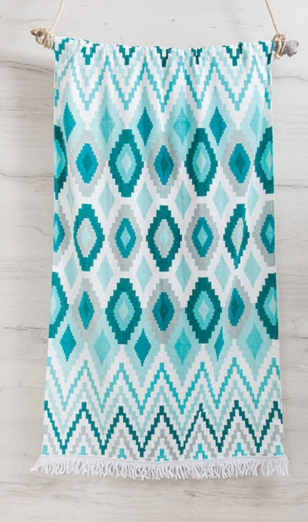 Kismet Cotton Fringe Beach Towel