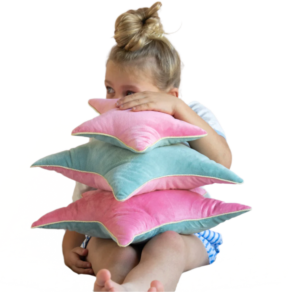 Wish Upon A Star Reversible Children's Bedroom Decorator Cushion in Large or Small