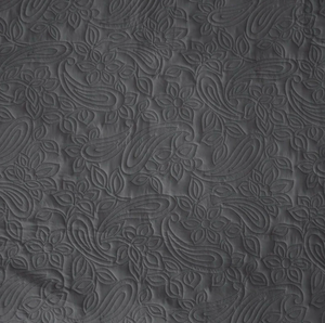 Paisley Charcoal Coverlet Bedcover & Pillow Cases Set.