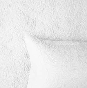 Botanica White Coverlet Bedcover Set.