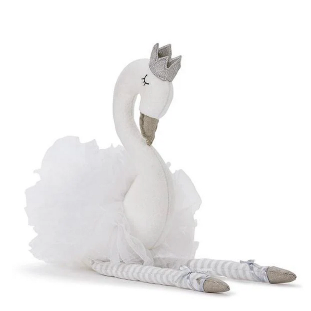 Sophia White Swan Toy Nursery Bedroom Decor
