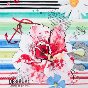 Desigual Blue summer Bath / Beach Towel