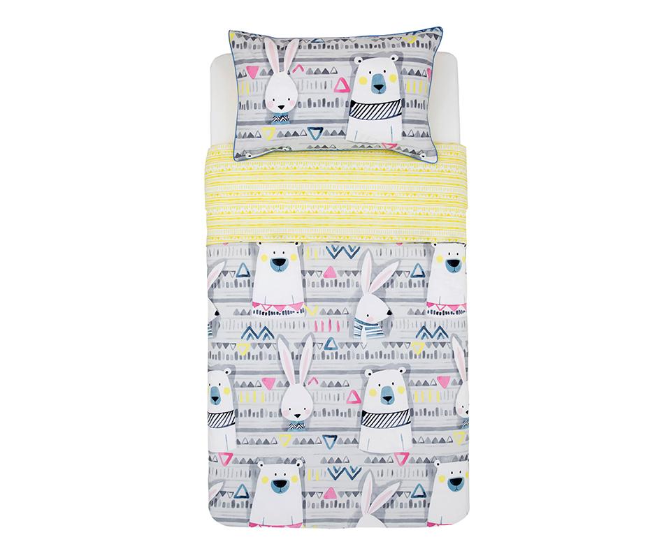 Frankie and Ginger Cotton Kids Quilt Cover Set