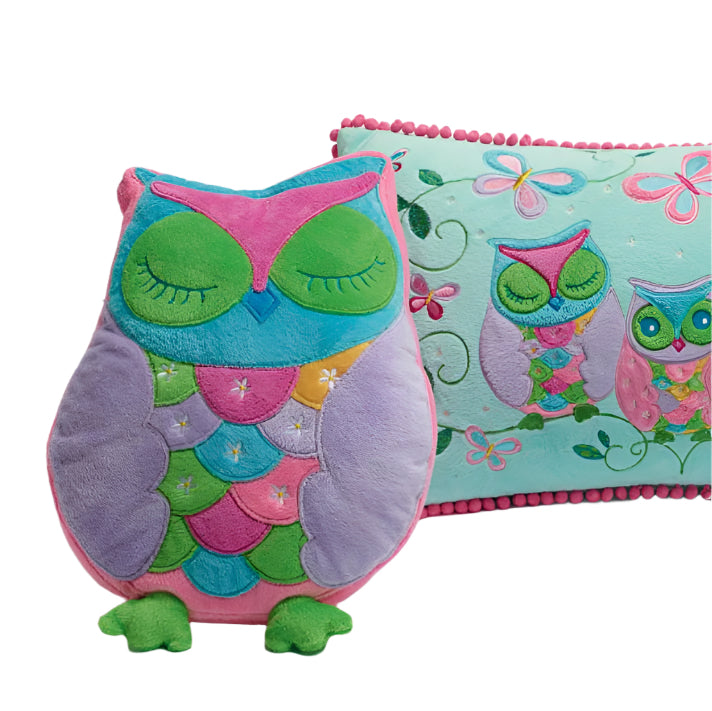 Owl Song Owl Shape Plush Cushion