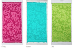 Floral Express Egyptian Cotton Beach Towel Pool Sarong