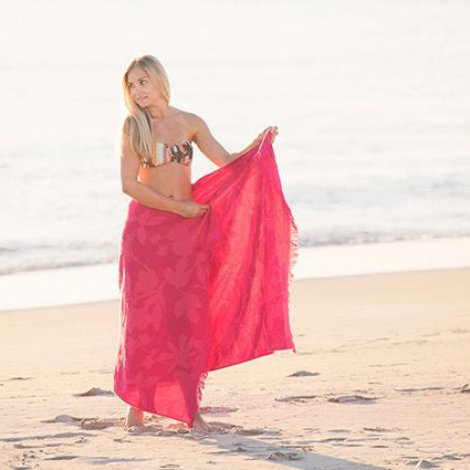 Floral Express Egyptian Cotton Beach Towel Pool Sarong