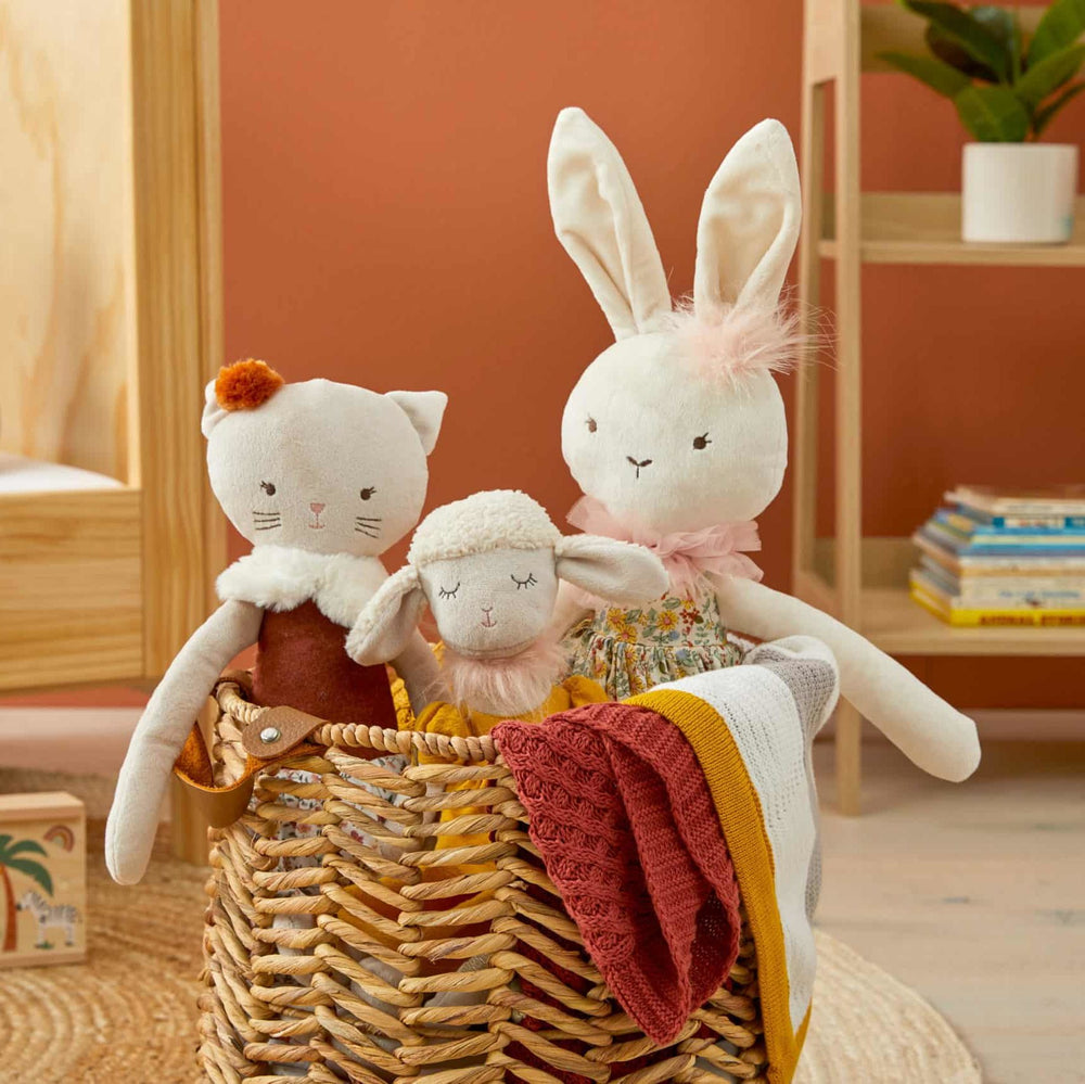 Amelia Bunny Floral Children's Toy Doll Rabbit