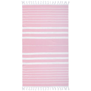 Mirage Turkish Beach Towel in Guava