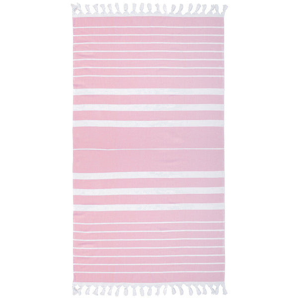 Mirage Turkish Beach Towel in Guava