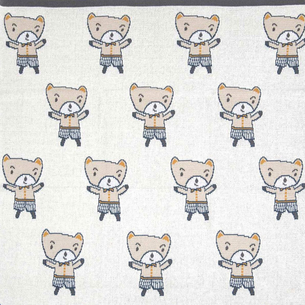 Charlie Nursery Pram Cot Blanket Wrap