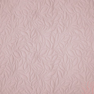 Botanica Shell Pink Embossed Coverlet Bedcover & Pillow Case Set