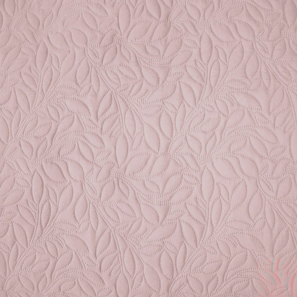 Botanica Shell Pink Embossed Coverlet Bedcover & Pillow Case Set