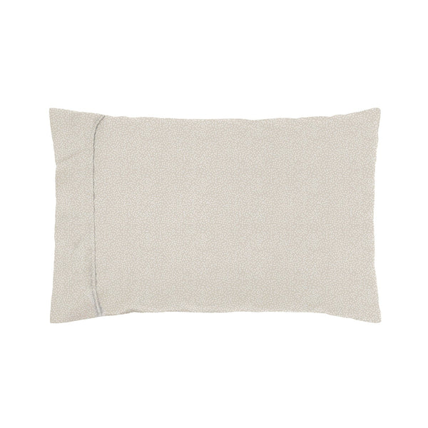Spot Flannelette Sheet Sheet Set in Pebble