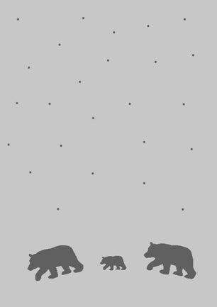 Bear & Star Cot Baby Blanket Reversible Nursery Blanket