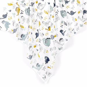 Dino Dinosaur Muslin Cotton Swaddle Wrap