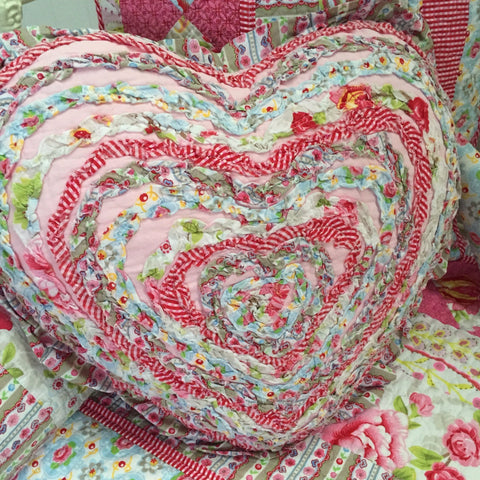 Stella Heart Shaped Decorator Cushion