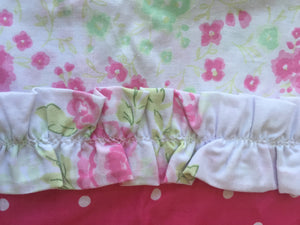 Jiggle & Giggle Shabby Chic Girls Floral Quilt Cover Set