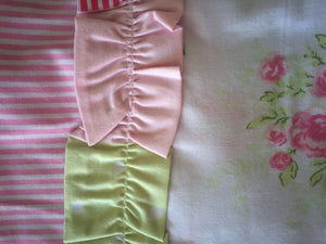 Jiggle & Giggle Shabby Chic Girls Floral Quilt Cover Set