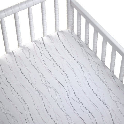 Avery Waves Nursery Fitted Cot Sheet