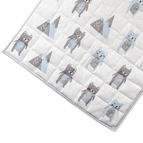 Barry Bear Baby Nursery Cot Quilt Blanket / Play Mat
