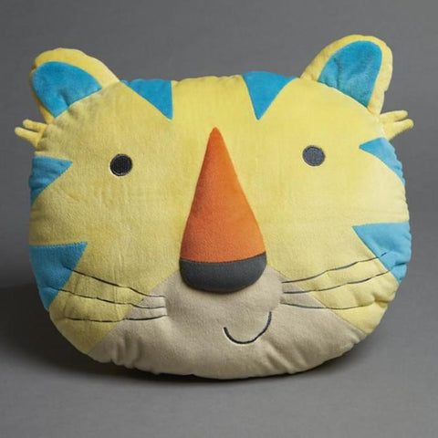 Yellow Kids Tiger Cushion