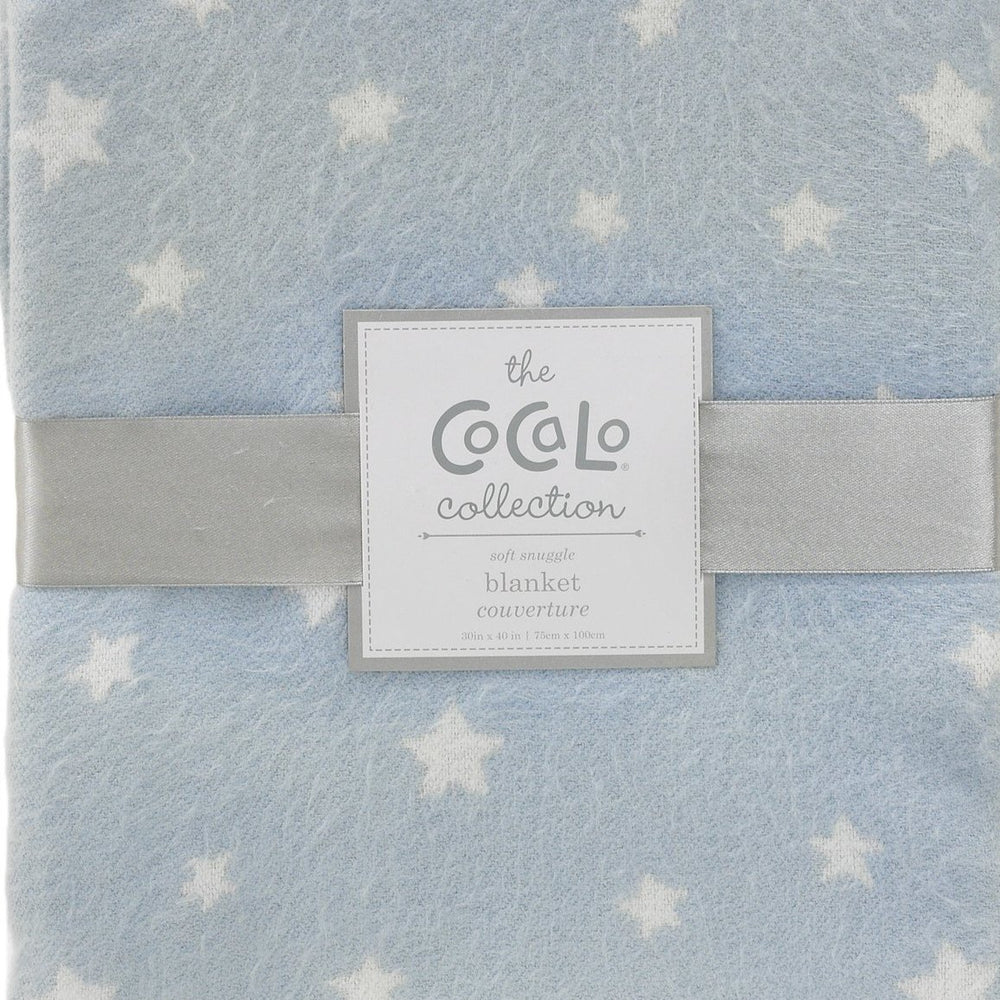Cocalo Blue & White Stars Baby Blanket