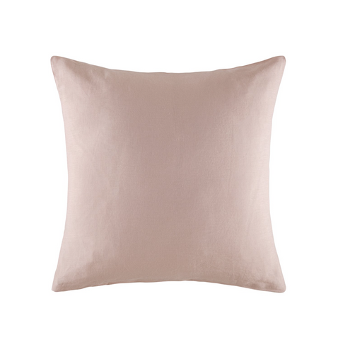 Blush French Linen KAS European Pillow Case