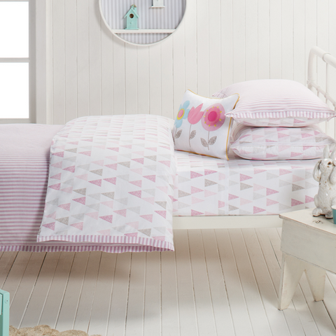 Lily Designers Choice Pink Stripe Quilt Cover Set Sale