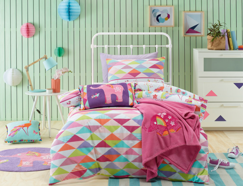 Peacock Princess Quilt Cover Set