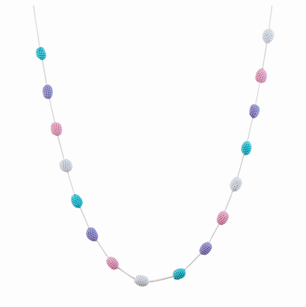 Fairy Floss Baby Crochet Bunting Pom Pom