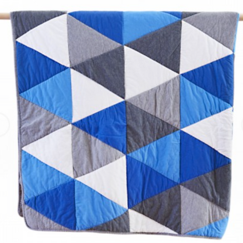 Leo Cotton Quilted Jersey Throw Rug