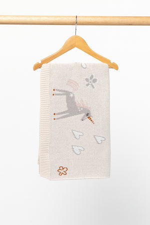 2 piece Unicorn Cotton Baby Blanket & Cotton Swaddle Set