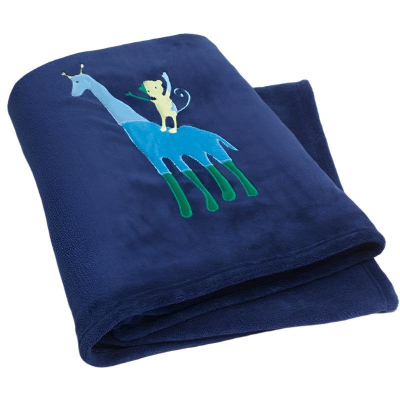 Fleece Animal Patch  Fleece Throw Rug