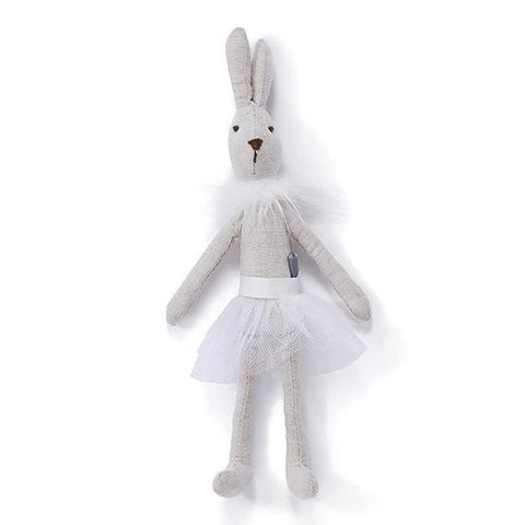 Baby White Ballerina Bunny Doll