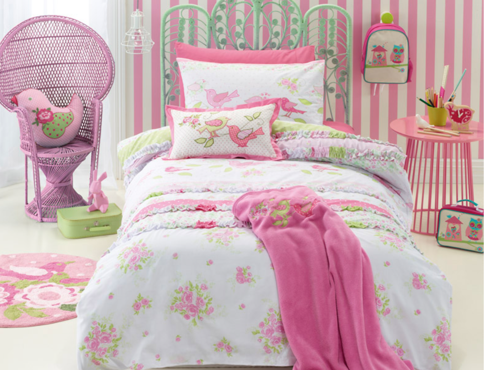 Jiggle & Giggle Shabby Chic 50 % off Sale Girls Quilt Cover Sets & Accessories