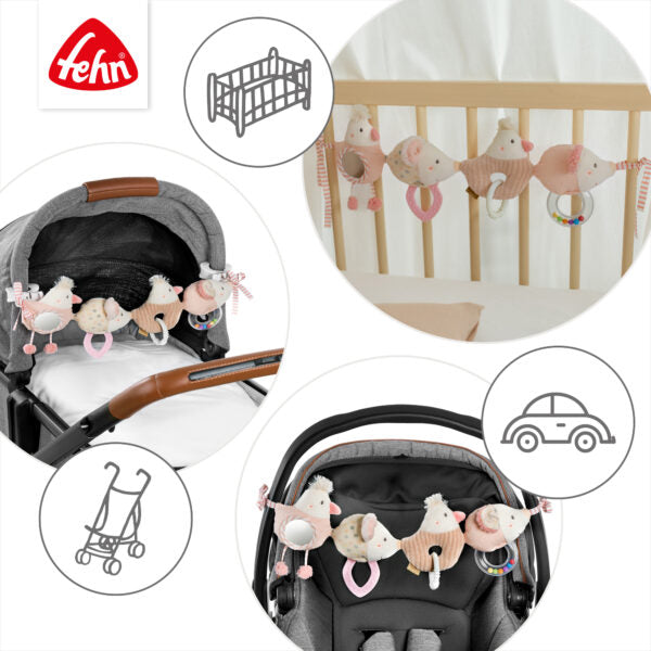 Fehn Pram Chain Fairy Friends Baby multi-activity toy